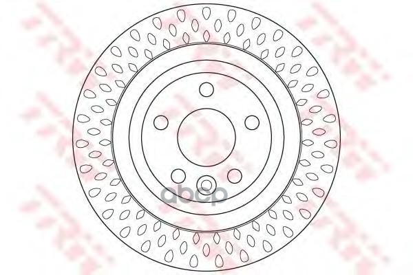 Диск тормозной TRW арт. df6387