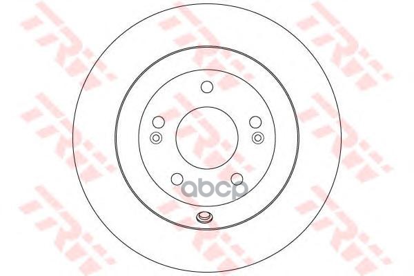 Диск тормозной задний HYUNDAI SANTA FE II-III, KIA SORENTO II DF7996 TRW арт. DF7996