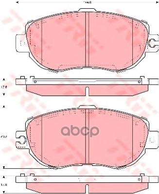 Колодки Тормозные Дисковые | Перед | TRW арт. GDB1241