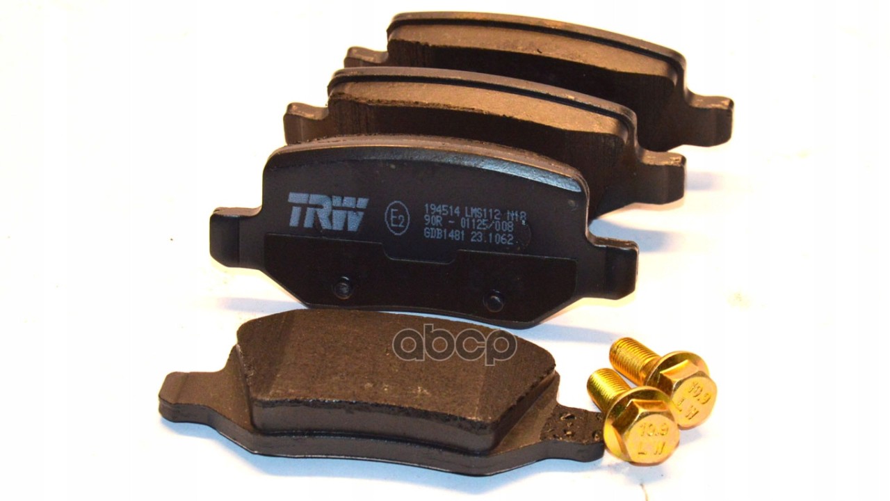 Колодки задние MERCEDES W169, W245, VANEO (414) GDB1481 TRW арт. GDB1481