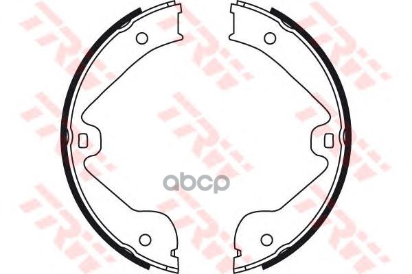 Колодки барабанные AUDI Q7 (4L), MERCEDES BENZ X164, W164, VW TOUAREG (7L_) GS8718 TRW арт. GS8718