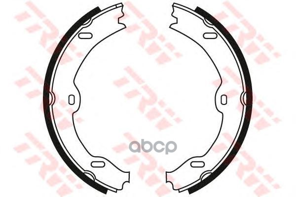 Колодки барабанные MERCEDES W211, W221 GS8721 TRW арт. GS8721