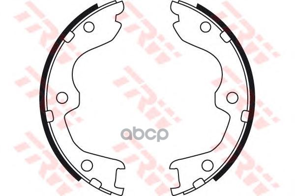 Колодки барабанные NISSAN TEANA II GS8730 TRW арт. GS8730