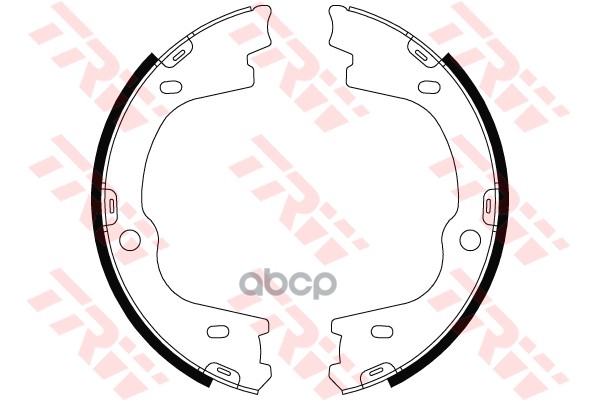 Колодки торм стоян торм к-т Hyundai Santa Fe III  Genesis  Equus  Kia Sorento II TRW арт. gs8803