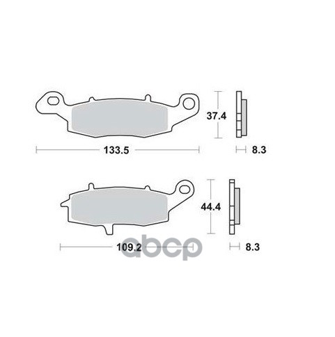 Колодки дисковые MCB681 TRW арт. MCB681