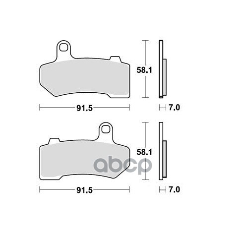 Колодки дисковые MCB781SV TRW арт. MCB781SV