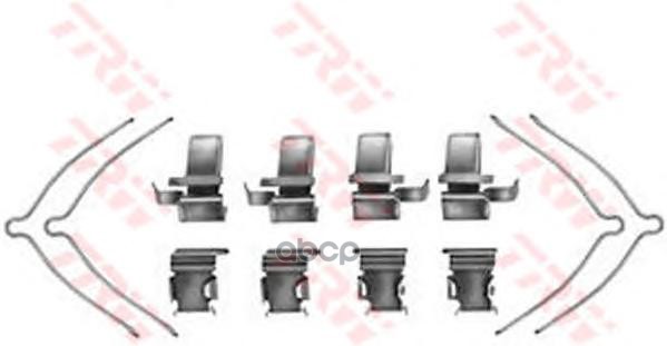 Ремкомплект передн колодок TOYOTA PREVIA 90-00 PFK361 TRW арт. PFK361