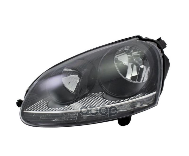 Фара Лев Vw Golf V, 03 - 08 Черный, Н7/Н7 TYC арт. 20-A318-C5-2B