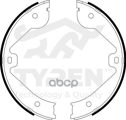 Колодки тормозные барабанные TYREN арт. TYR1414581