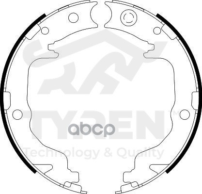 Колодки тормозные барабанные TYREN арт. TYR1415371
