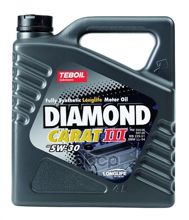 Teboil Масло Моторное Teboil Diamond Carat Iii 5W-30 Синтетическое 4 Л 19007