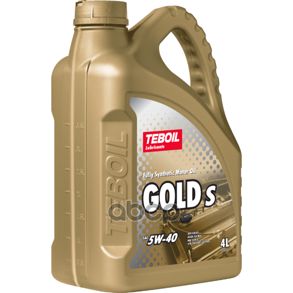 Teboil Масло моторное TEBOIL GOLD S 5W-40 синтетическое 4 л 3468033