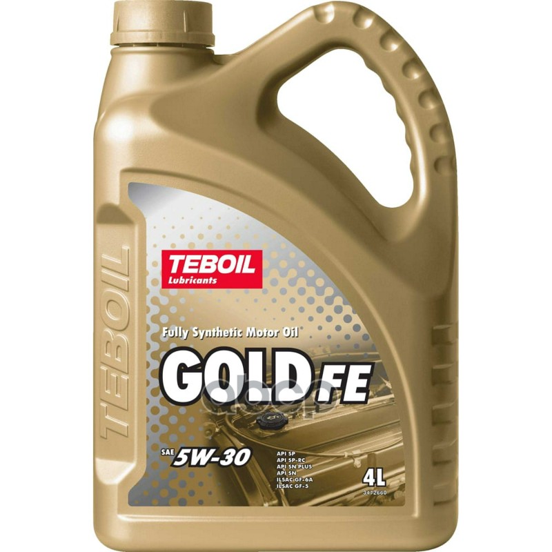 Teboil Масло моторное TEBOIL Gold FE 5W-30 синтетическое 4 л 3470594