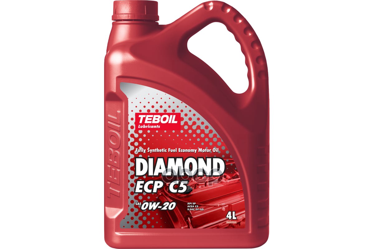 Teboil 0W-20 Diamond Ecp C5 Sp 4Л (Синт. Мотор. Масло)