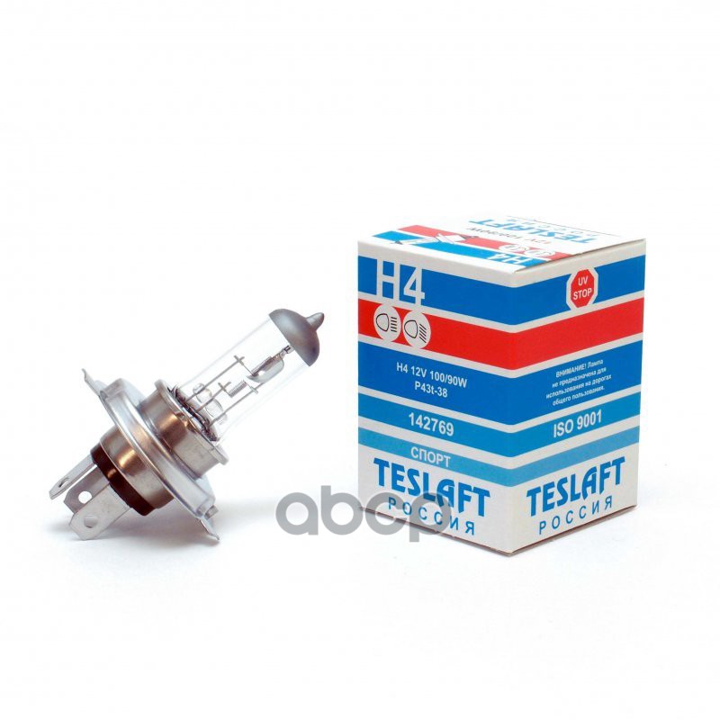 Лампа 12V H4 100/90W Teslaft 1 Шт. Картон 142769 Teslaft арт. 142769