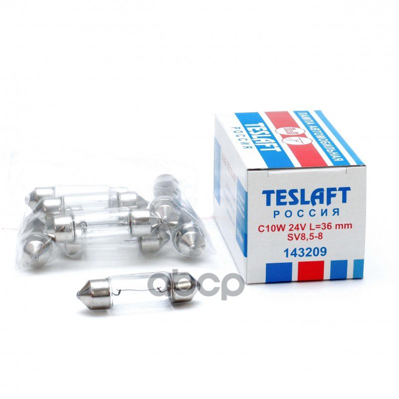 Лампа 24V C10w 10W Sv8,5-8 Teslaft 1 Шт. Картон 143209 Teslaft арт. 143209