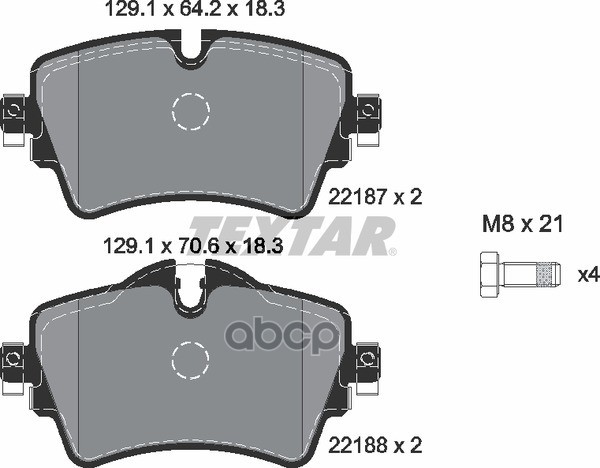 Колодки Тормозные Дисковые Передние Bmw 2 Active Tourer (F45) 09/14-> / Bmw 2 Gran Tourer (F46) 03/15-> / Mini Mini (F55) 07/...