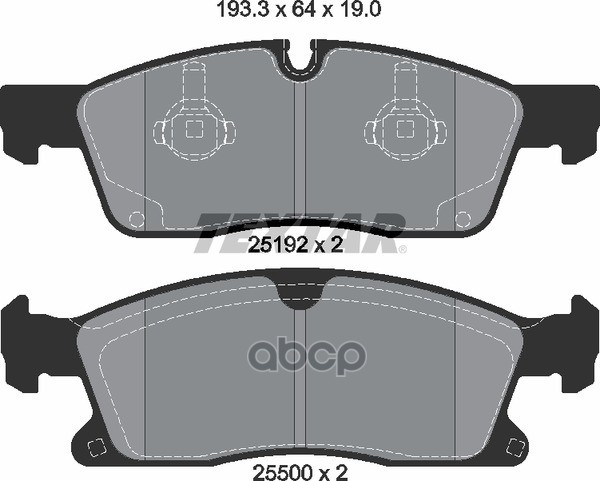 Колодки Тормозные Дисковые Mercedes-Benz: Gl-Class Gl 350 Bluetec 4-Matic/Gl 400 4-Matic 12-, M-Class Ml 250 Cdi Bluetec 4-Ma...