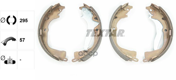 Колодки барабанные TEXTAR 91078700 Textar арт. 91078700