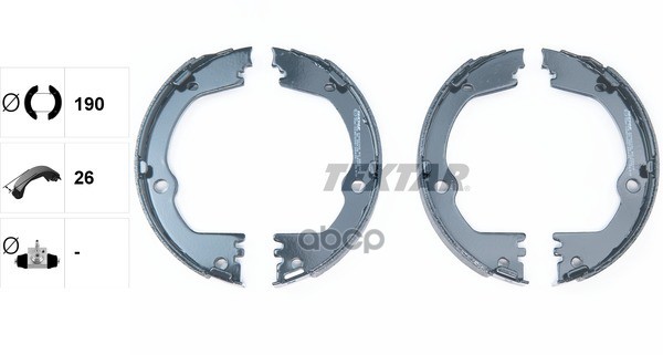 Колодки стояночного тормоза HYUNDAI Santa Fe III 12->/KIA Sorento II 09-> TEXTAR 91082700 Textar арт. 91082700