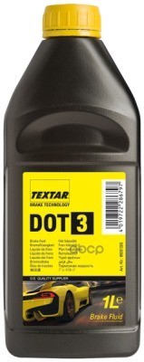 Жидкость тормозная TEXTAR Brake Fluid DOT3 1 л 95001200 Textar арт. 95001200