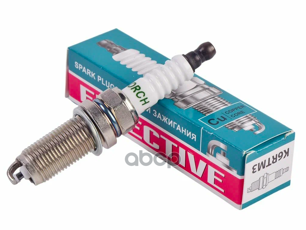 Свеча зажигания  серия Effective+U  1 шт. Geely Emgrand 7 1.5  1.8  Brilliance M2  V3  V5  H230  H53 Torch арт. k6rtm3