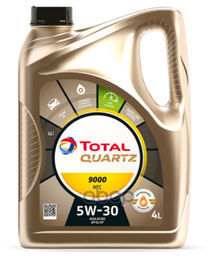 TotalEnergies Масло моторное синтетическое TOTAL Quartz 9000 FUTURE NFC 5W-30 4л (10230501,213836 ) 183450