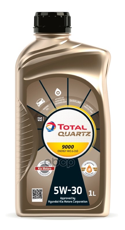 TotalEnergies Масло моторное синтетическое Total Quartz 9000 ENERGY HKS G-310 5W-30 1л 213799