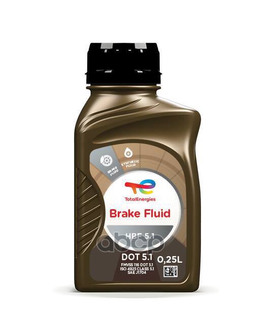 Тормозная Жидкость Dot 5.1, 0,25Л TotalEnergies арт. 213825
