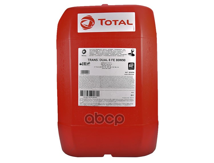 Масло Трансмиссионное Totalenergies Transmission Dual 8 Fe 80W-90 20 Л 214154 TotalEnergies арт. 214154