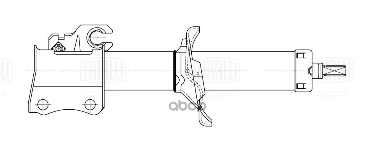 Амортизатор для а/м Mazda Demio (96-) (стойка) пер. прав. (AG 25365) Trialli арт. AG25365