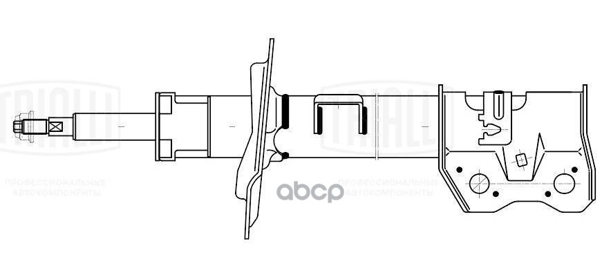 Амортизатор Haval H6 (14-)/H2 (14-) (стойка) пер. лев. (AG 30163) Trialli арт. AG30163