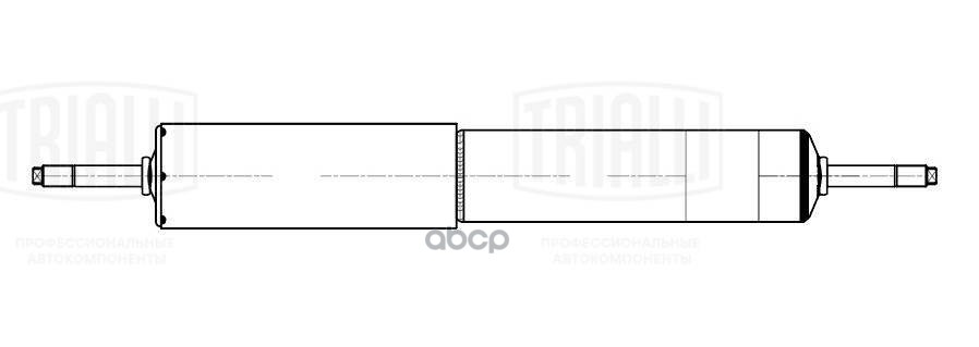 Амортизатор Mercedes O303 (74-) (348/589 I/I) пер. (AH 15024) Trialli арт. AH15024