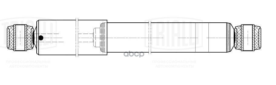 Амортизатор Mercedes T2/LN1 (86-) (378/626 14х40 14х40 O/O) задн. (AH 15528) Trialli арт. AH15528