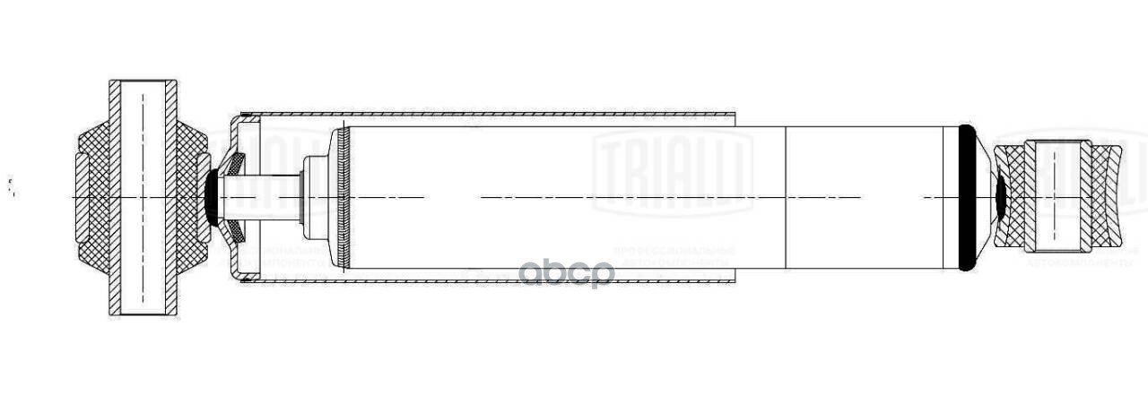 Амортизатор Mercedes Actros (96-)/(03-)/Axor (04-) (450/726 O/O) задн. (AH 15530) Trialli арт. AH15530
