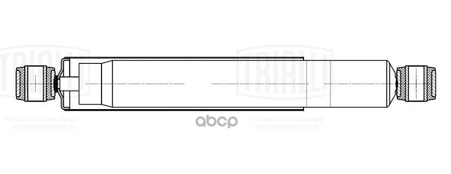 Амортизатор MAN TGA (00-) (470/769 20x46 20x46 O/O) пер. (AH 51010) Trialli арт. AH51010