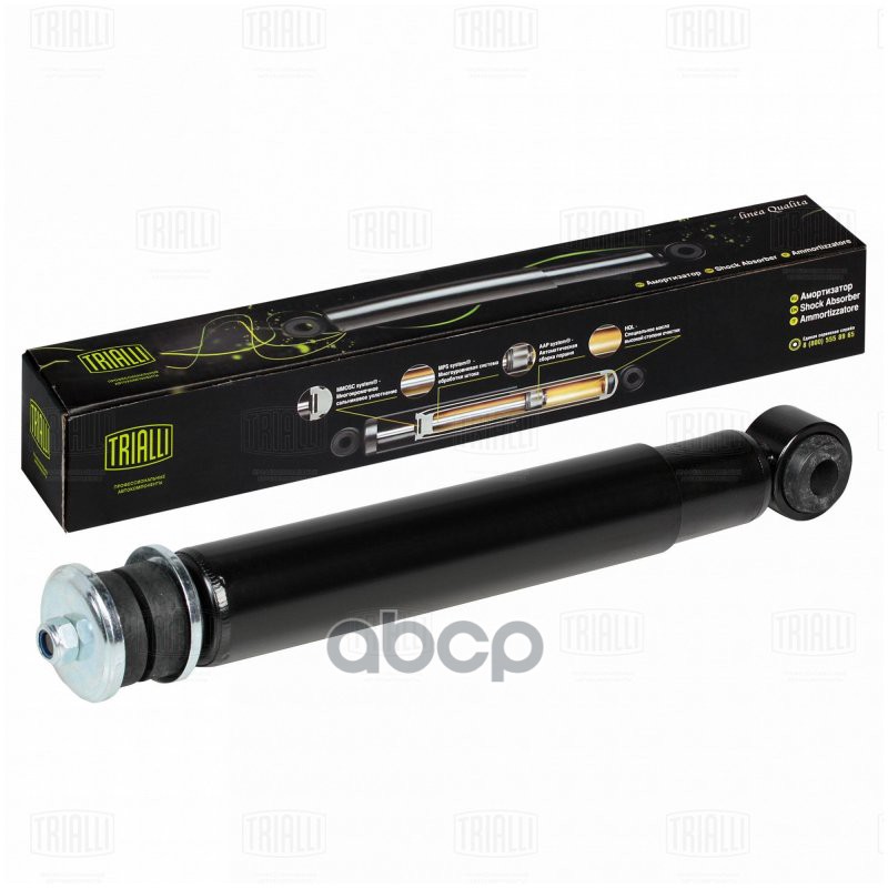 Амортизатор Scania 4 (96-)/P,G,R,T (04-) (415/690 14X70 22X50 I/O) Перед. (Ah 52006) Trialli арт. AH52006