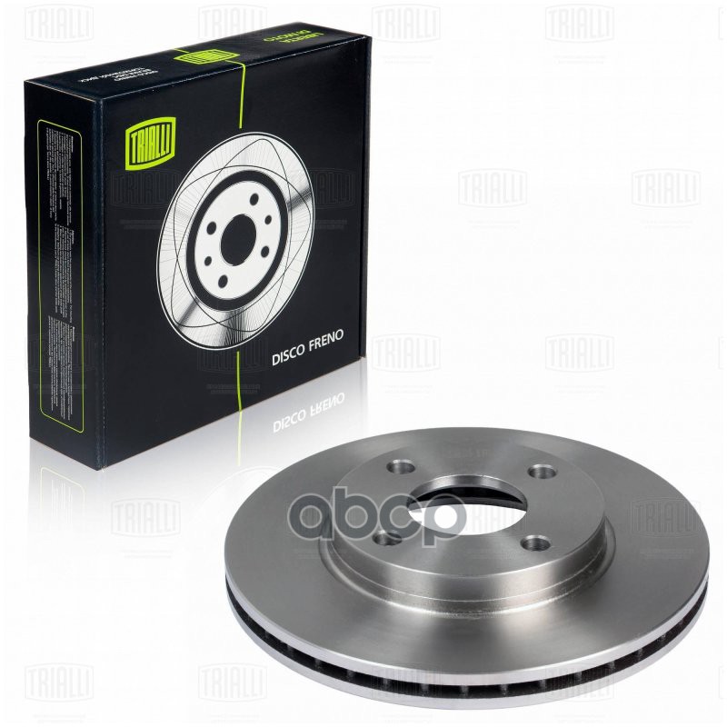 Диск торм. Ford Fiesta (02-)/Fusion (02-) перед. d=258 (DF 106106) Trialli арт. DF106106