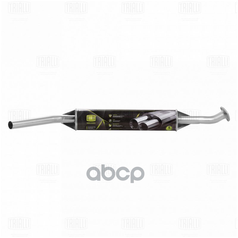 Глушитель Лада 21214 Евро-3 доп. (резонатор) (фланец 3 отв.) (алюм. сталь) (EAM 0118) Trialli арт. EAM0118