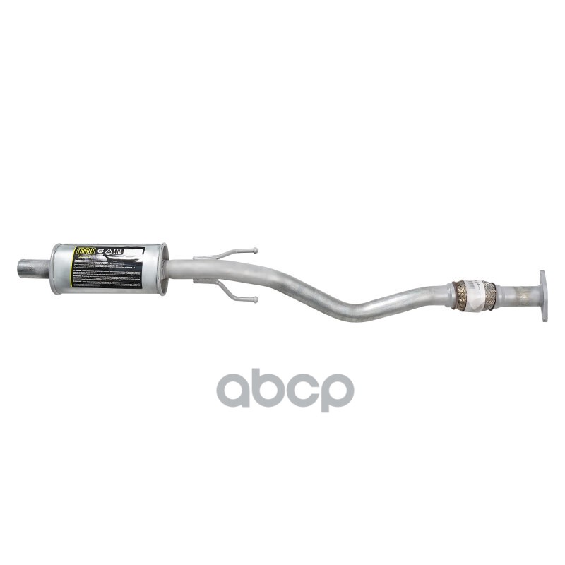 Глушитель Kia Picanto (04-) 1.0i/1.1i доп. (резонатор) (алюм. сталь) (EAM 0333) Trialli арт. EAM0333