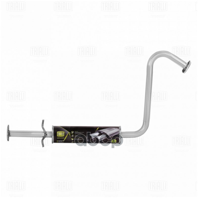 Глушитель Chevrolet/Daewoo Lanos (97-) доп. (резонатор) (алюм. сталь) (EAM 0504) Trialli арт. EAM0504
