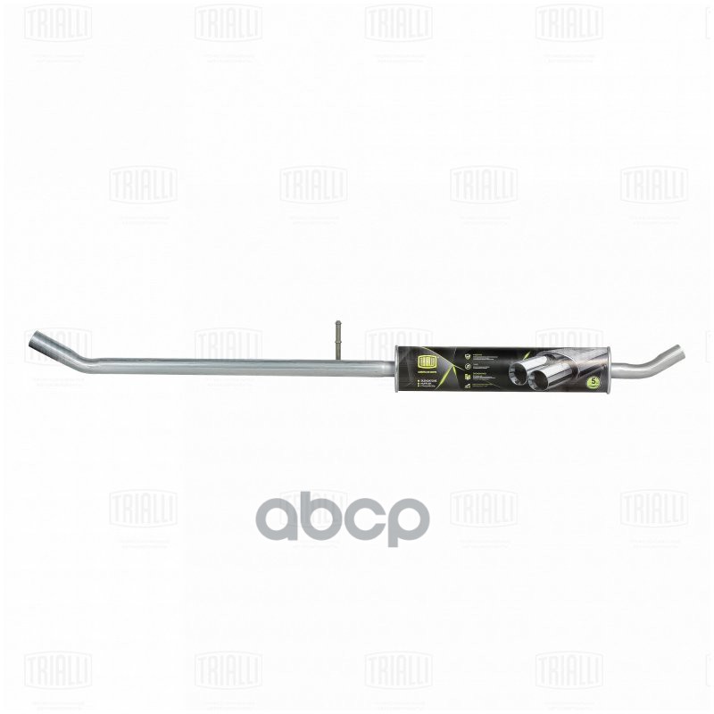 Глушитель Renault Duster (10-) 4WD доп. (резонатор) (алюм. сталь) (EAM 0904) Trialli арт. EAM0904