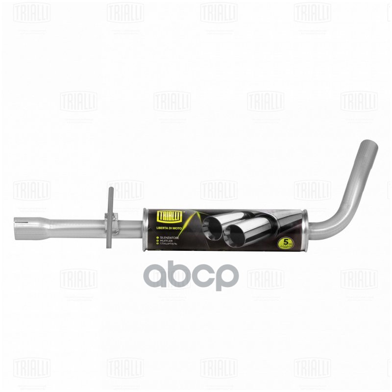 Глушитель для а/м Skoda Octavia (96-) доп. (резонатор) (алюм. сталь) TRIALLI EAM 1803 Trialli арт. EAM 1803