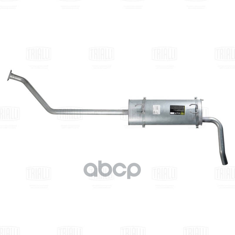 Глушитель Газель Next Дв. Cummins Isf 2.8S Евро4 Осн. + Хомуты Удл. (Алюм. Сталь) (Emm 0304) Trialli арт. EMM0304