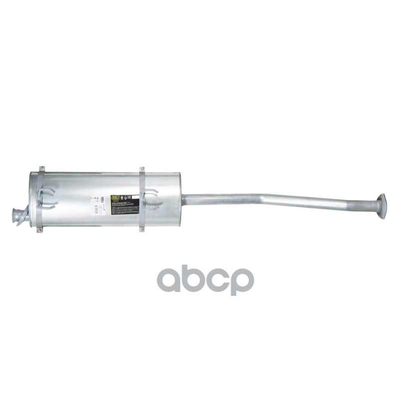 Глушитель ГАЗель Бизнес (3221) дв. 4216 Евро-3,4 осн. + хомуты (алюм. сталь) (EMM 0308) Trialli арт. EMM0308