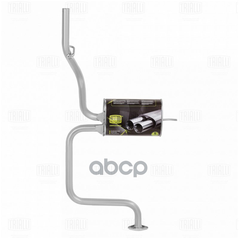 Глушитель Daewoo Matiz (98-) осн. (дл.тр.) (алюм. сталь) (EMM 0502) Trialli арт. EMM0502