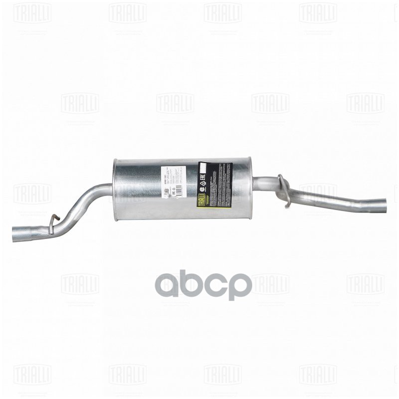 Глушитель Ford Focus II (05-) 1.4i/1.6i осн. (алюм. сталь) (EMM 1001) Trialli арт. EMM1001