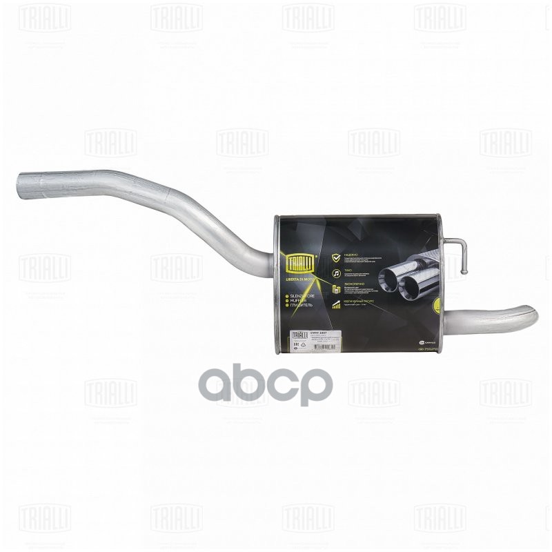 Глушитель Ford Mondeo IV (07-) 1.6i/2.0i осн. (алюм. сталь) (EMM 1007) Trialli арт. EMM1007