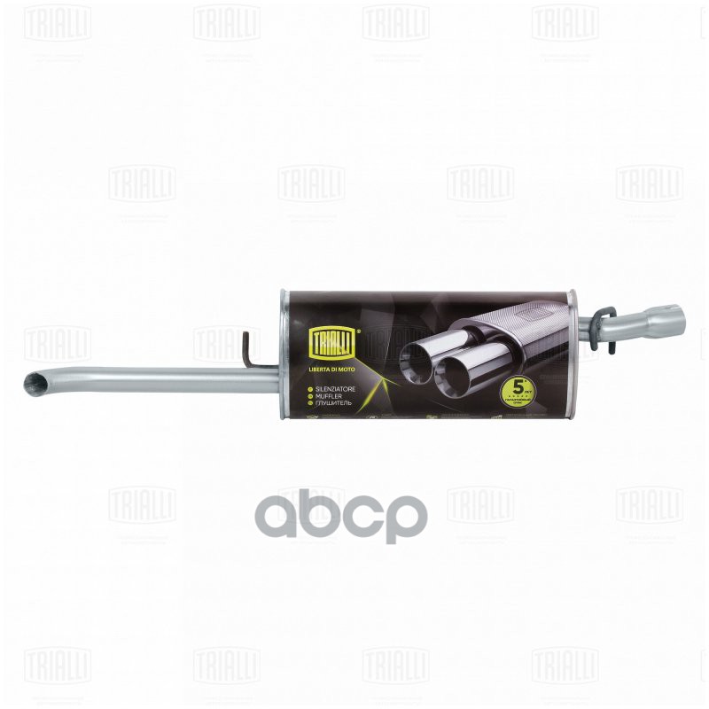 Глушитель Для А/М Opel Vectra A (88-) 1.8I/2.0I Sedan Осн. (Алюм. Сталь) (Emm 2103) Trialli арт. EMM2103