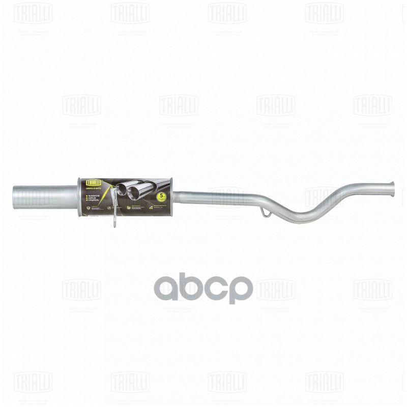 Глушитель Лада 2114 осн. прямоточный (алюм. сталь) (EMM 4004) T-Sport Trialli арт. EMM4004